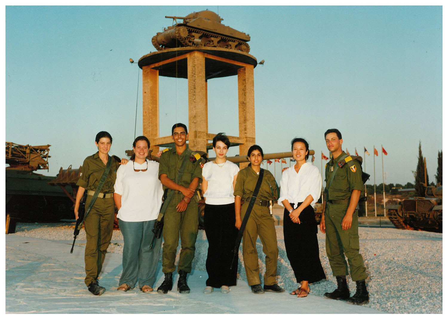 NWS Fellows with Latrun Soldiers
