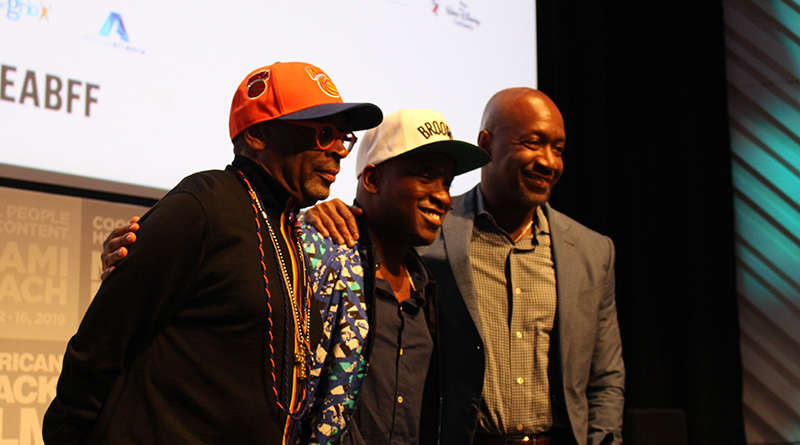 Spike Lee, Stefon Bristol and Jeff Friday