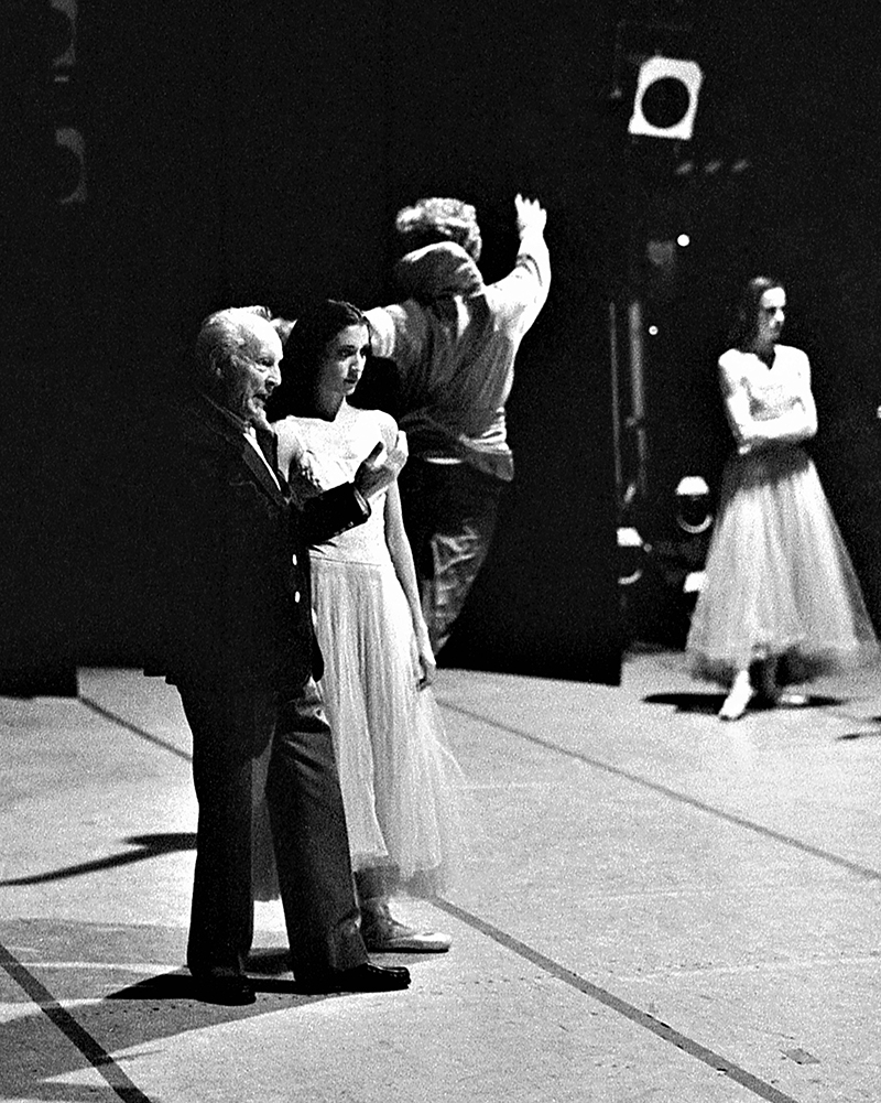 Lourdes Lopez and George Balanchine