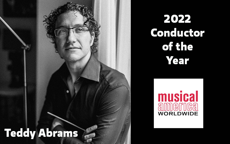 Teddy Abrams is Musical America's 2022 Conductor of the Year