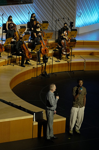 Kyle Marshall at New World Center