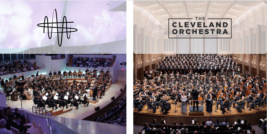 NWS and Cleveland Orchestra on stage