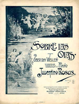 Rosas sheet music cover