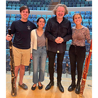 Stéphane Denève with Bassoon Fellows