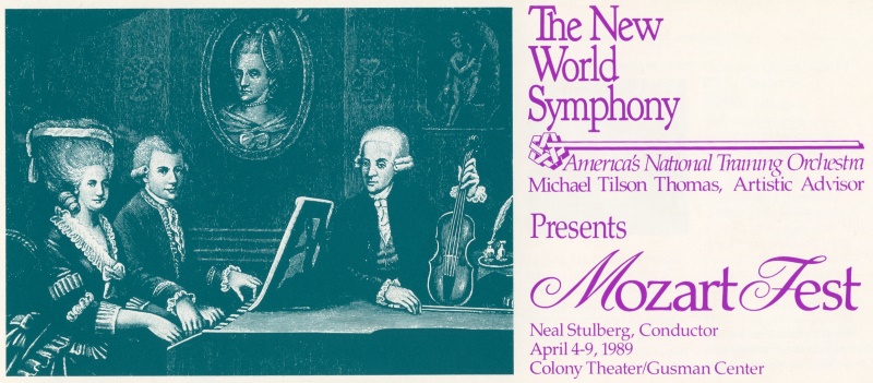 NWS Mozart Festival 1989